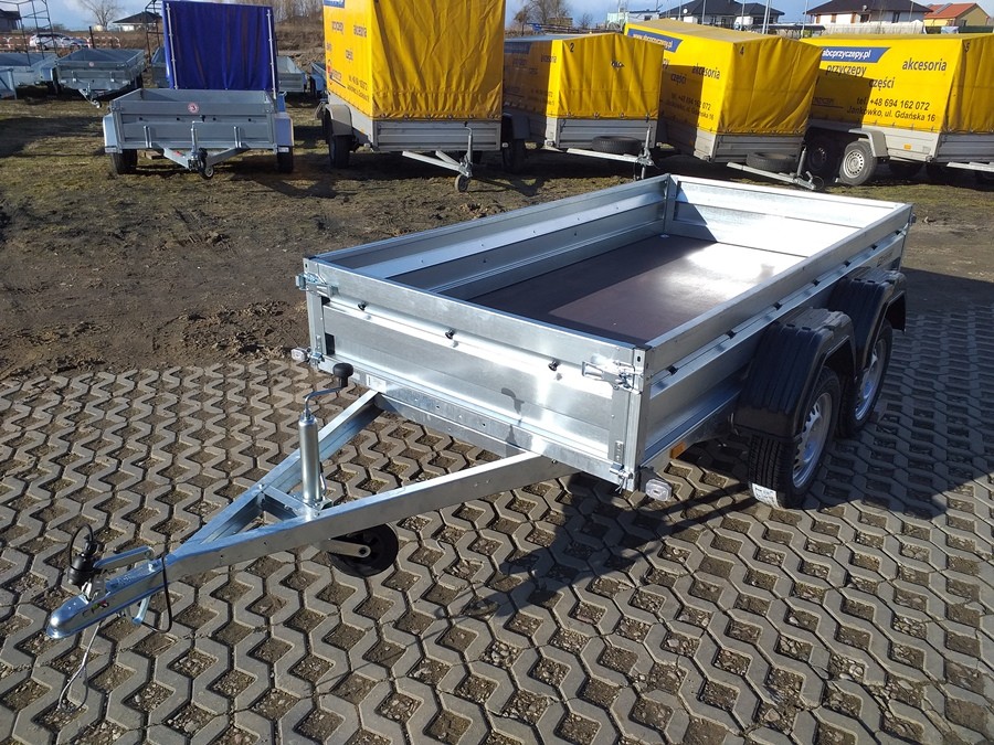 Przyczepa towarowa dwuosiowa ZASŁAW model 265T 265x132x35