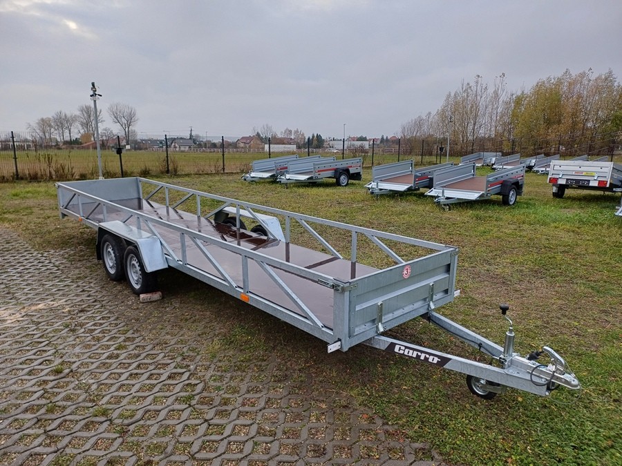 Przyczepa dłużycowa 2 osiowa 612 cm x 123 cm x 40 cm dłużyca